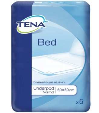 Одноразовые пеленки Tena Bed Plus 60х60 5шт.