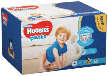 Трусики-подгузники Huggies 4 72шт.