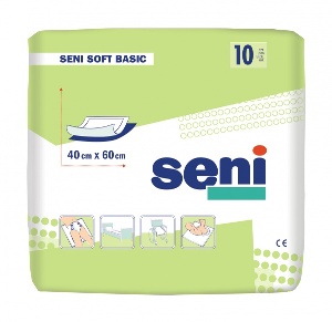 Одноразовые пеленки Seni Soft Basic 40х60 10шт.