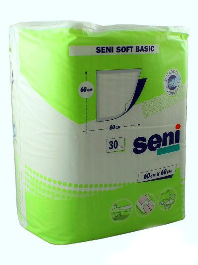 Одноразовые пеленки Seni Soft 60х60 30шт.