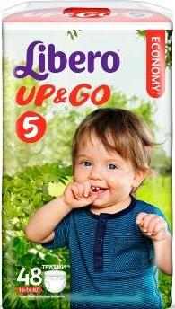 Трусики Libero Up&Go Maxi Plus 5 (10-14кг.) 48шт.