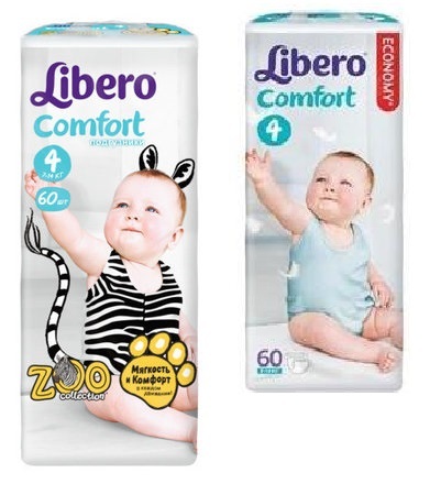 Libero Comfort 4 (7-14кг.)60шт.