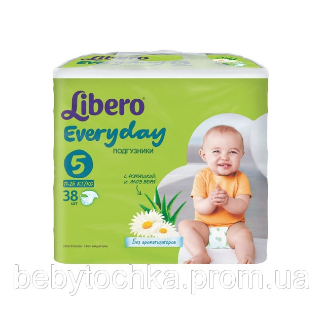 Подгузники Libero Everyday (Эвридэй) 5 (11-25 кг), 38 шт