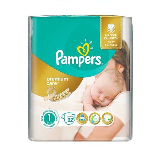 Pampers Premium Care Newborn 1 (2-5 кг) 88шт.