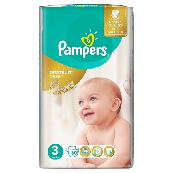 Pampers Premium Care Midi 3 (4-9кг.) 60шт.