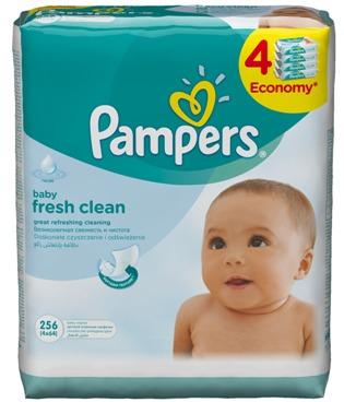 Влажные салфетки Pampers Baby Fresh 256 шт.