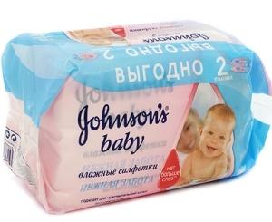 Влажные салфетки Johnsons Baby