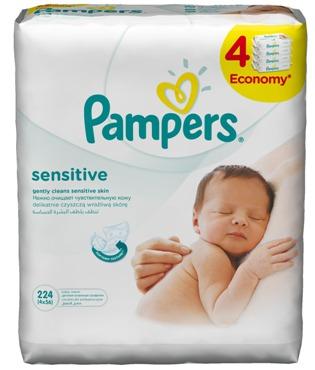 Влажные салфетки Pampers Sensitive 56 шт.